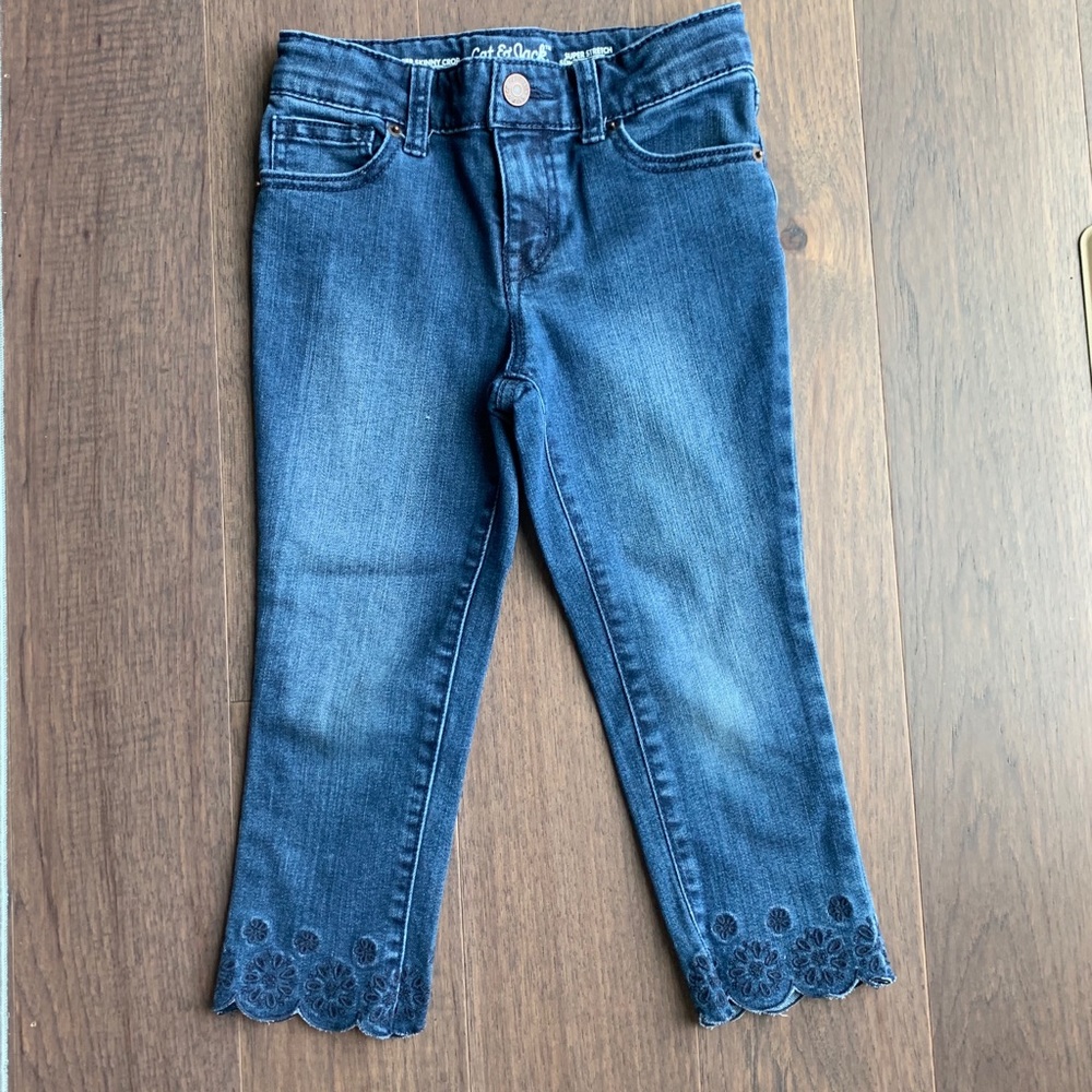 Cat & Jack Super Skinny Stretch Crop Jean - Size 6